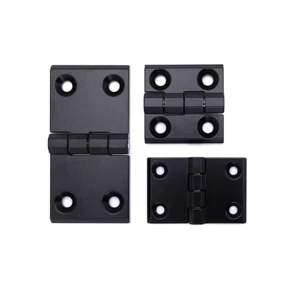 Model-17-HI-view-2 Die cast zinc black hinge